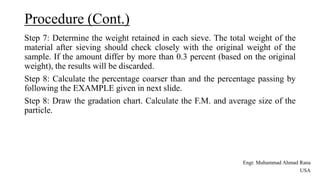 Astm designation c 136 for coarse aggregates | PPTX