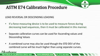 Astm E74-13a explained | PPTX
