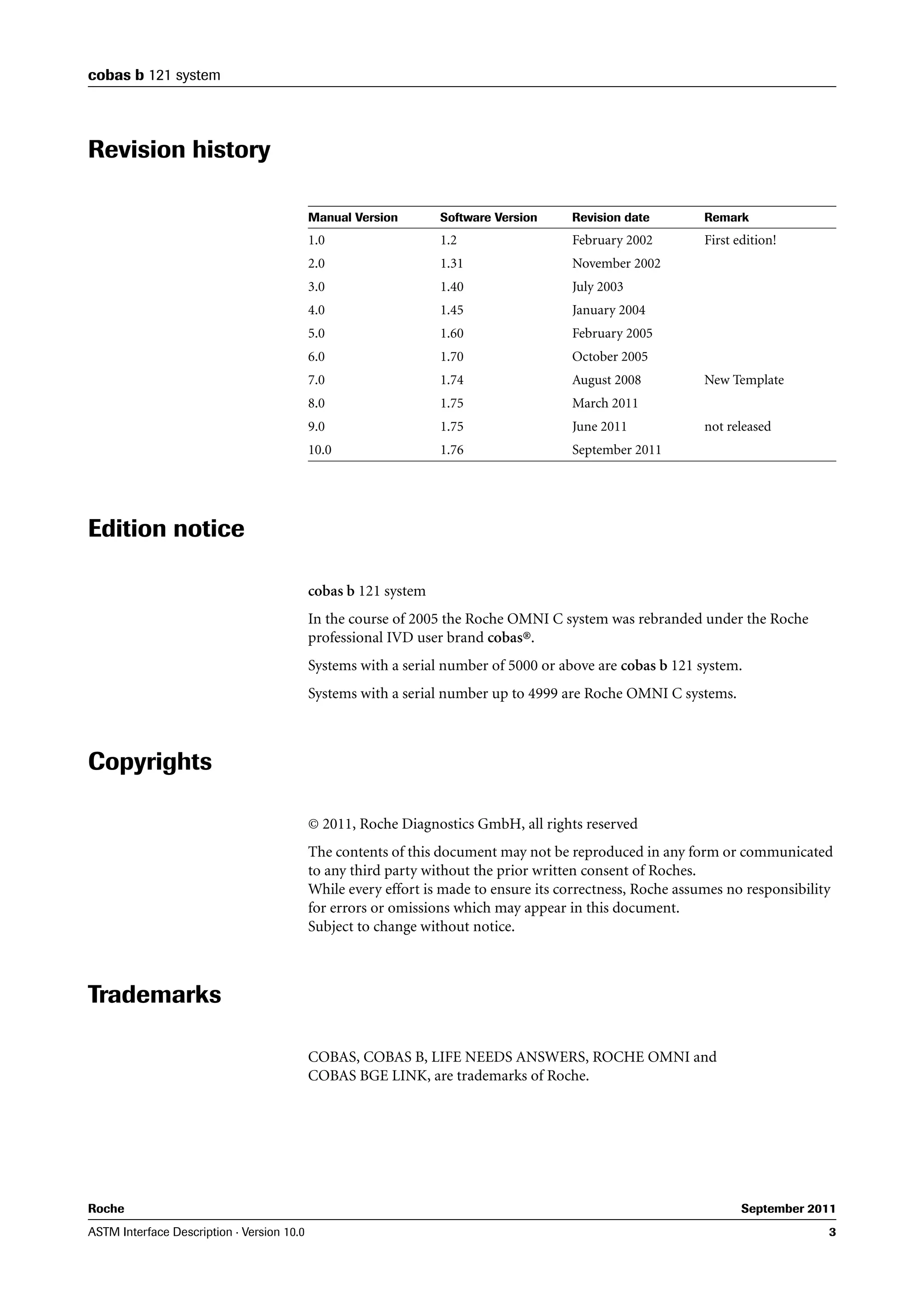 Astm interface description_cobas_b_121_vers10_grips | PDF