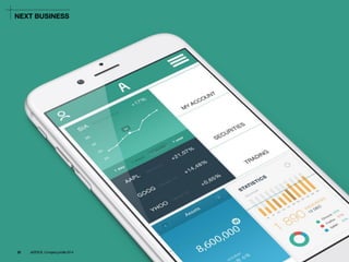 NEXT BUSINESS 
25ASTOCK Company profile 2014  