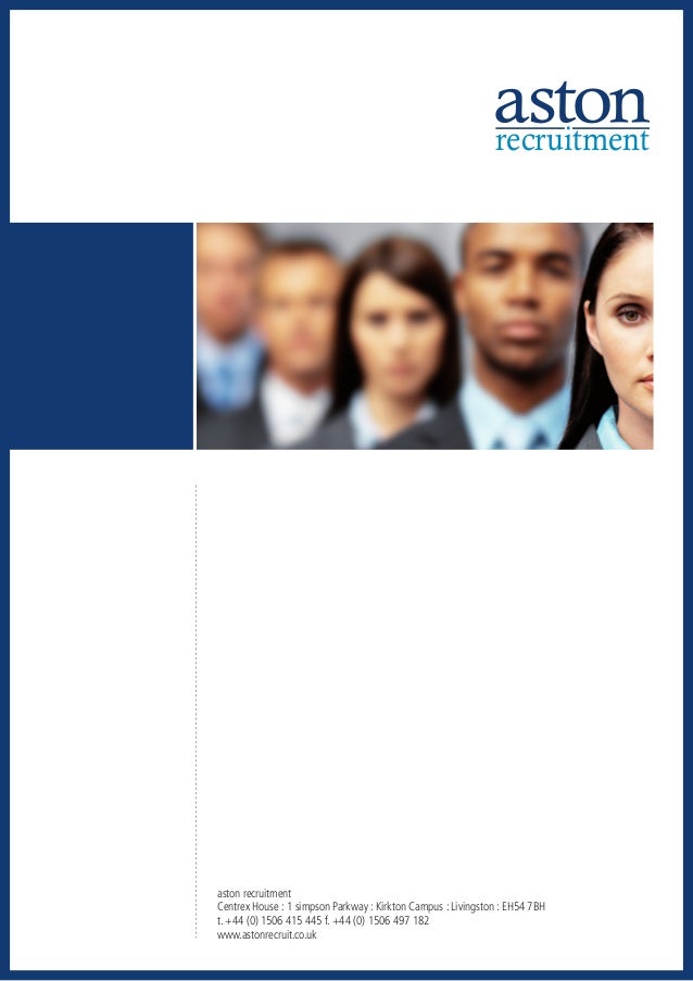 recruitment brochure