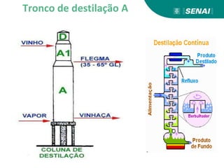 Tronco de destilação A
 