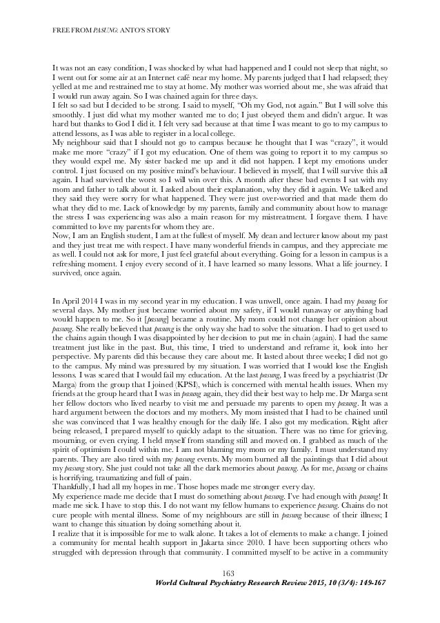 A Story Of Chaining And Freedom In Indonesia