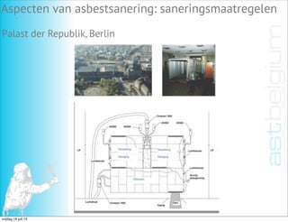 Aspecten van asbestsanering: saneringsmaatregelen
Palast der Republik, Berlin
vrijdag 19 juli 13
 