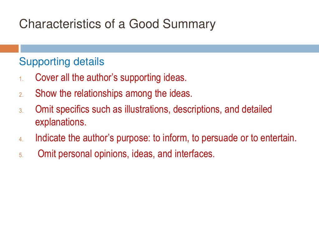 Precis writing exercise picture