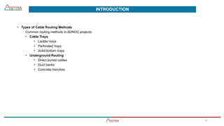 Comprehensive Guidelines for Electrical Cable Routing in Industrial ...