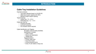 Comprehensive Guidelines for Electrical Cable Routing in Industrial ...