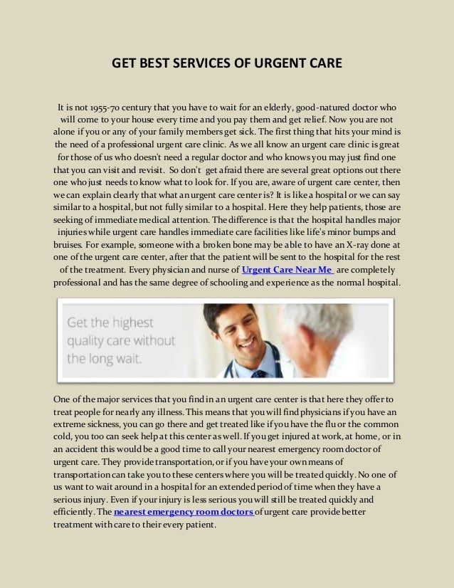 Astra health center urgent care services