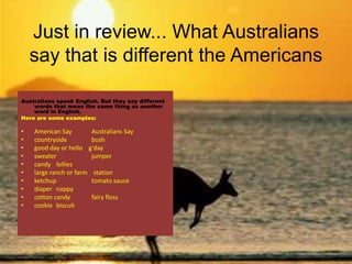 Australian Examples Astralia | PPTX