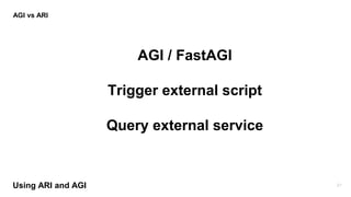 Using ARI and AGI to Connect Asterisk Instances | PPTX