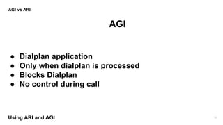 Using ARI and AGI to Connect Asterisk Instances | PPTX