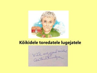 õ쾱   toredatele   lugejatele 