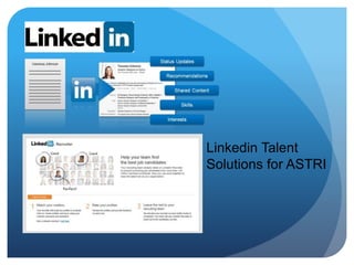 Linkedin Talent
Solutions for ASTRI
 