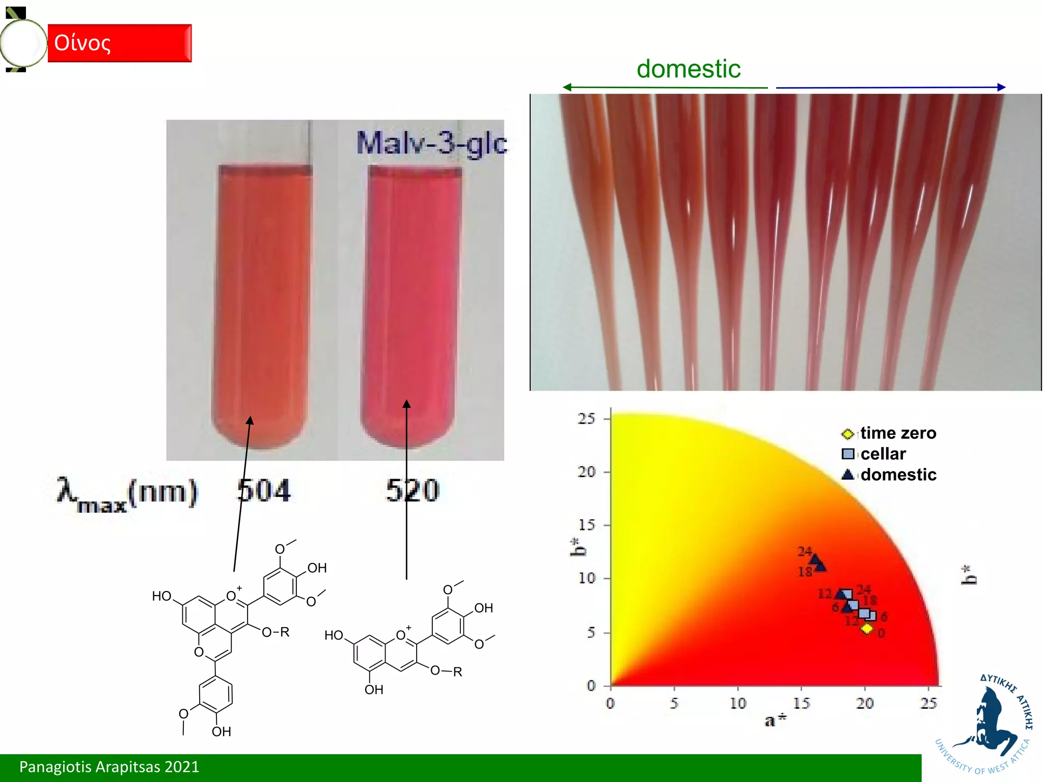 Panagiotis Arapitsas 2021
Οίνος
domestic
time zero
cellar
domestic
O
+
OH
OH
O
H
O R
O
O
O
+
O
OH
O
H
O
O
OH
O
O
R
 