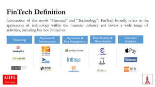 #FinTech Regulation Overview co-presented | PPTX