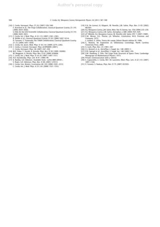Author's personal copy


590                                                 C. Corda, H.J. Mosquera Cuesta / Astroparticle Physics 34 (2011) 587–590


[10] C. Corda, Astropart. Phys. 27 (6) (2007) 539–549;                                     [19] V.A. De Lorenci, R. Klippert, M. Novello, J.M. Salim, Phys. Rev. D 65 (2002)
     F. Acernese et al., The Virgo Collaboration, Classical Quantum Gravity 23 (19)             063501.
     (2006) S635–S642;                                                                     [20] H.J. Mosquera Cuesta, J.M. Salim, Mon. Not. R. Astron. Soc. 354 (2004) L55–L59.
     S. Hild, for the LIGO Scientiﬁc Collaboration, Classical Quantum Gravity 23 (19)      [21] H.J. Mosquera Cuesta, J.M. Salim, Astrophys. J. 608 (2004) 925–929.
     (2006) S643–S651.                                                                     [22] J.P. Mbelek, H.J. Mosquera Cuesta, M. Novello, J.M. Salim, EPL 7 (2007) 19001.
[11] C. Corda, Int. J. Mod. Phys. A 22 (13) (2007) 2361–2381;                              [23] C.W. Misner, K.S. Thorne, J.A. Wheeler, Gravitation, W.H. Freeman and
     B. Willke et al., Classical Quantum Gravity 23 (8) (2006) S207–S214;                       Company, 1973;
     D. Tatsumi, Y. Tsunesada, the TAMA Collaboration, Classical Quantum Gravity                L. Landau, E. Lifsits, Teoria dei campi, Editori Riuniti edition III, 1999.
     21 (5) (2004) S451–S456.                                                              [24] G. Watson, An Exposition on Inﬂationary Cosmology, North Carolina
[12] C. Corda, Int. Journ. Mod. Phys. D 18 (14) (2009) 2275–2282.                               University Press, 2000.
[13] C. Corda, J. Cosmol. Astropart. Phys. JCAP04009 (2007);                               [25] A. Guth, Phys. Rev. 23 (1981) 347.
     C. Corda, Astropart. Phys. 28 (2007) 247–250.                                         [26] C.L. Bennett et al., AstroPhys. J. Suppl. Ser. 148 (2003) 1.
[14] M.E. Tobar, T. Suzuki, K. Kuroda, Phys. Rev. D 59 (1999) 102002;                      [27] D.N. Spergel et al., AstroPhys. J. Suppl. Ser. 148 (2003) 195.
     M. Maggiore, A. Nicolis, Phys. Rev. D 62 (2000) 024004.                               [28] S.W. Hawking, G. Ellis, The Large Scale Structure of Space–Time, Cambridge
[15] C. Corda, Int. J. Mod. Phys. D 16 (9) (2007) 1497–1517.                                    Monograps on Mathematical Physics, 1973.
[16] A.A. Starobinsky, Phys. Lett. B 91 (1980) 99.                                         [29] Private communication with a referee.
[17] K. Bamba, S.D. Odintsov. Available from: arXiv:0801.0954.;                          [30] S. Capozziello, C. Corda, M.F. De Laurentis, Mod. Phys. Lett. A 22 (15) (2007)
     S. Nojiri, S.D. Odintsov, Phys. Rev. D 68 (2003) 123512.                                   1097–1104.
[18] C. Corda, Gen. Relativ. Gravitation 40 (10) (2008) 2201–2212;                         [31] V. Faraoni, S. Nadeau, Phys. Rev. D 75 (2007) 023501.
     C. Corda, Int. J. Mod. Phys. A 23 (10) (2008) 1521–1553.
 