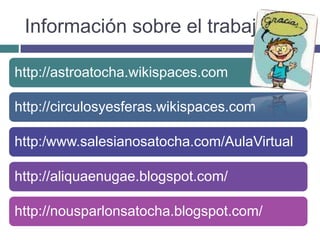 Información sobre el trabajo: