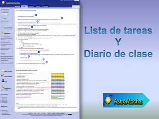 Lista de tareasYDiario de clase