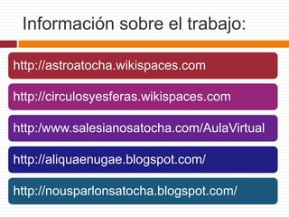 Información sobre el trabajo: