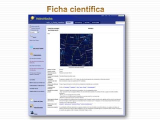 Ficha científica