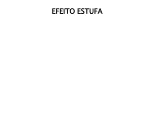 EFEITO ESTUFA
 