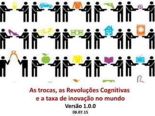 As trocas, as Revoluções Cognitivas
e a taxa de inovação no mundo
Versão 1.0.0
08.07.15
 