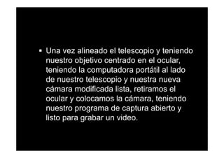 Astrofotografia Con Webcam