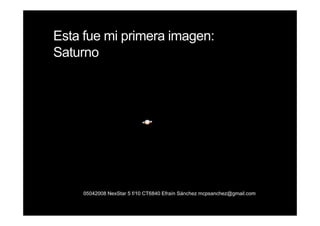 Astrofotografia Con Webcam
