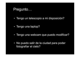 Astrofotografia Con Webcam