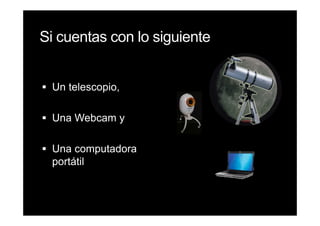 Astrofotografia Con Webcam