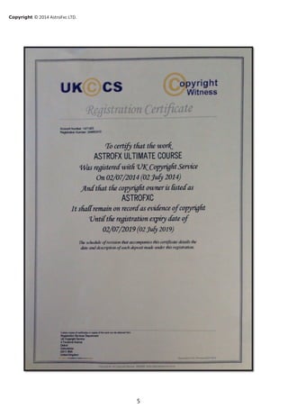 Copyright © 2014 AstroFxc LTD.
5
 