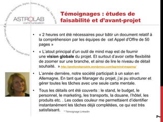 Origine du Mind Mapping


• Créé par Tony Buzan, neurologue
• Une méthode pour créer des « cartes
  mentales »
    • « Rayonnante », inspirée par le mode de
      fonctionnement naturel du cerveau
    • Combine rationnel, émotionnel
    • Organise les données complexes dans l’espace
    • Fonctionne par associations, comme la memoire
      et les réseaux de neurones
 