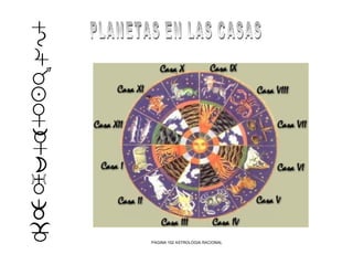 PLANETAS EN LAS CASAS PAGINA 102 ASTROLOGIA RACIONAL 