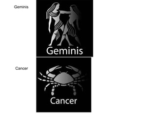 Geminis
Cancer
 
