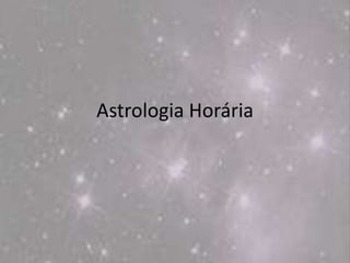 Astrologia Horária 