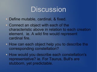 Mutable Fire Powerpoint for Beginner's Astrology Class | ODP