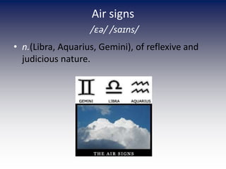 Astrology dictionary | PPTX