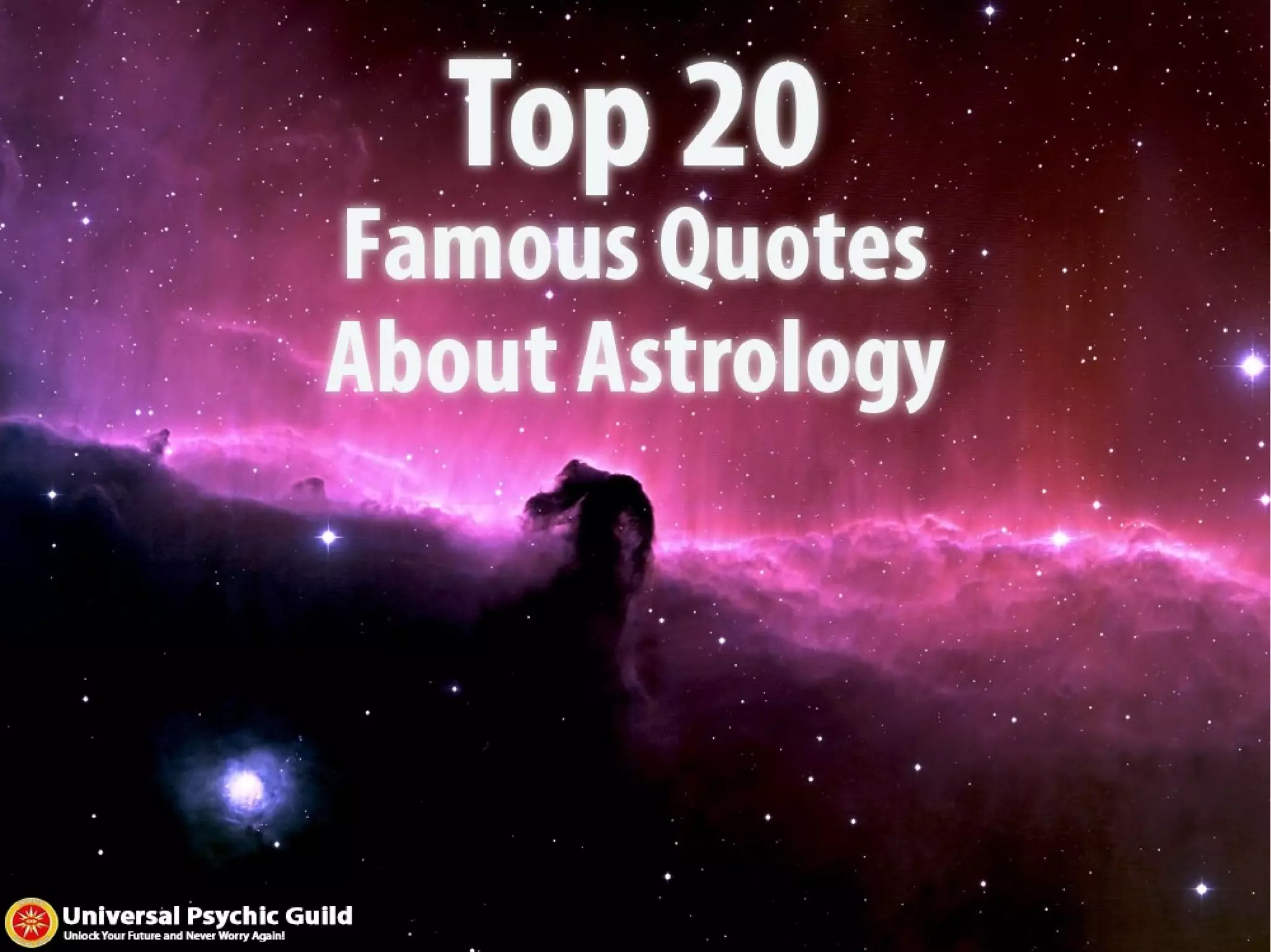 Top 20 Famous Quotes About Astrology | ODP | Astrology | Religion ...