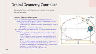 Astronautics - Lecture 7 - Orbits - Laws of Conservation, Two Body ...