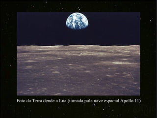 Foto da Terra dende a Lúa (tomada pola nave espacial Apollo 11) 