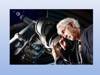 Astronomer writing