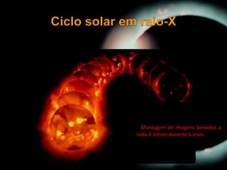 1991
1996
• Montagem de imagens tomadas a
cada 6 meses durante 6 anos.
 