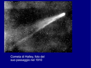 Cometa di Halley, foto del
suo passaggio nel 1910
 