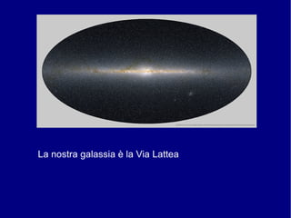 La nostra galassia è la Via Lattea
 