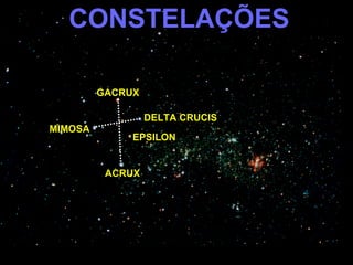 DELTA CRUCIS ACRUX GACRUX MIMOSA EPSILON CONSTELAÇÕES 