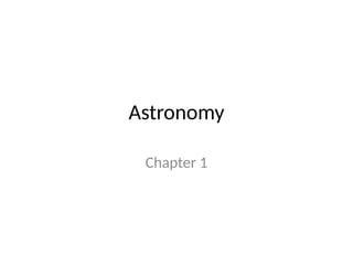 Astronomy the science of space and universe | PPTX
