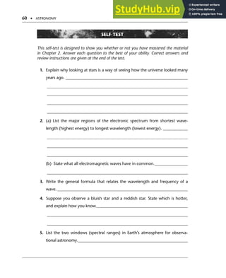 Astronomy - A Self Teaching Guide Dinah L Moche | PDF