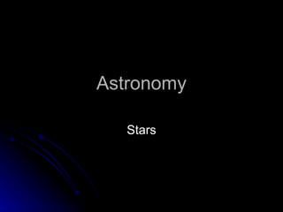Astronomy Stars 