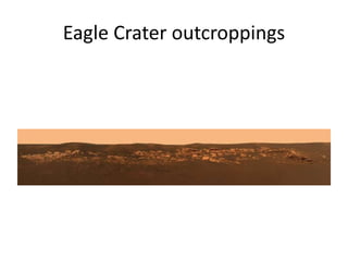 Eagle Crater outcroppings
 