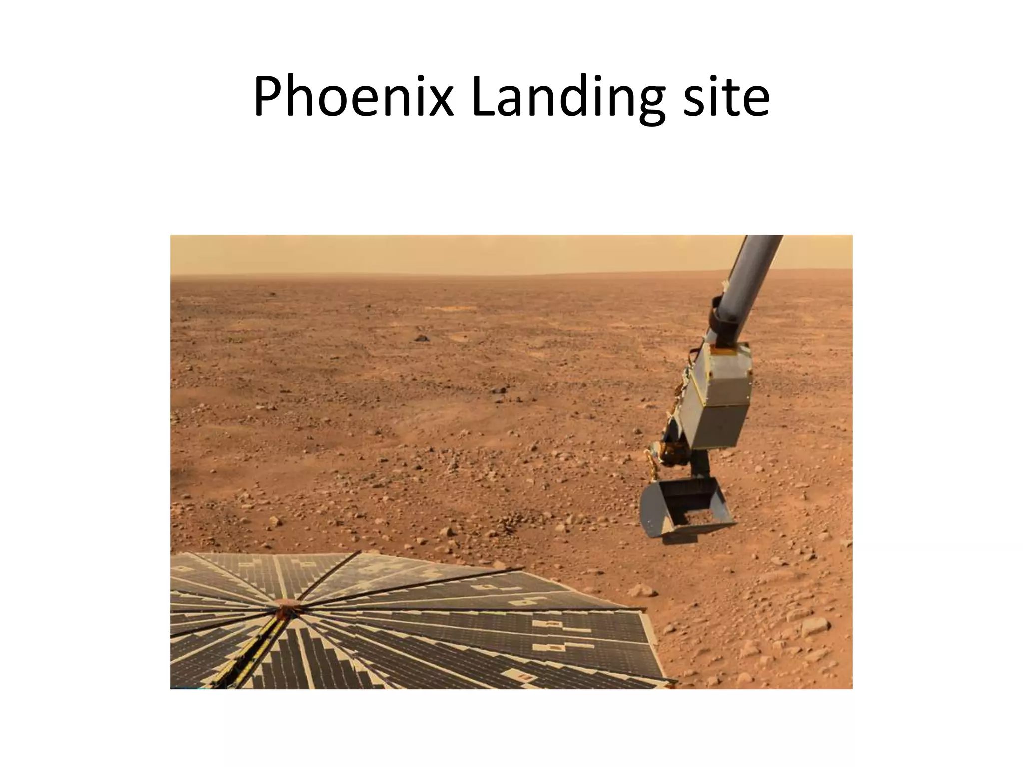Phoenix Landing site

 